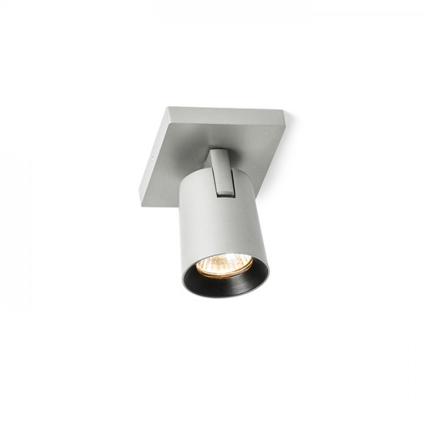 KENNY I montažna brušeni aluminij/crna 230V LED GU10 8W