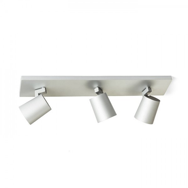 KENNY III montažna brušeni aluminij/crna 230V LED GU10 3x8W