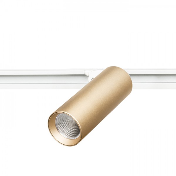 MAVRO za 3F stazu zlatna 230V LED 12W 38° 3000K