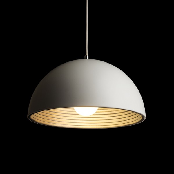 CARISSIMA 40 viseća mat bijela/srebrno siva 230V LED E27 15W