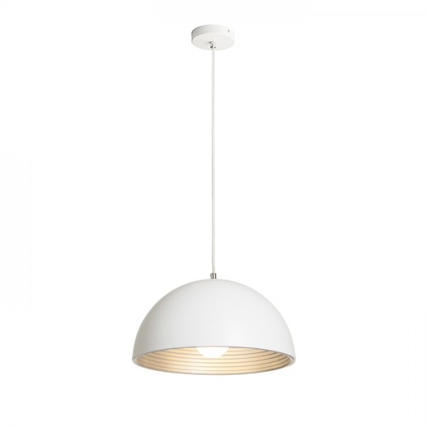 CARISSIMA 40 viseća mat bijela/srebrno siva 230V LED E27 15W