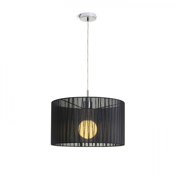 GLAMOUR 35/20 viseća crna 230V LED E27 15W