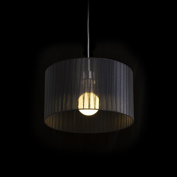 GLAMOUR 35/20 viseća crna 230V LED E27 15W
