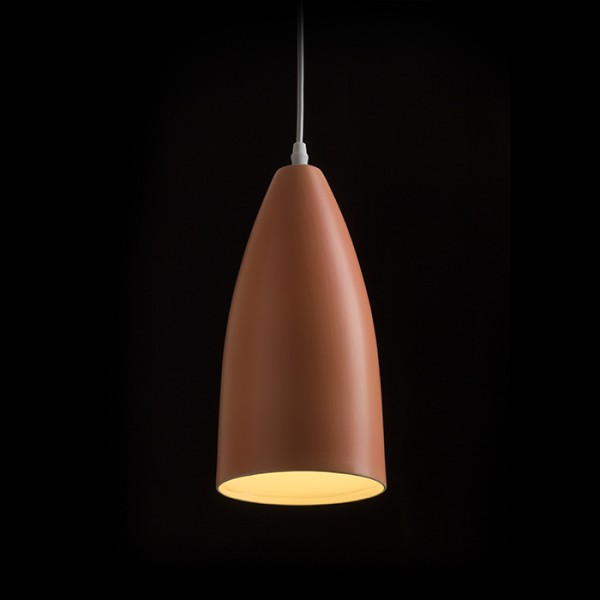 TUTTI viseća narančasta keramika 230V LED E27 15W