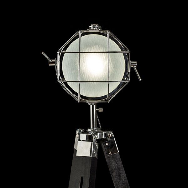 NAUTIC stajaća crna krom 230V LED E27 15W