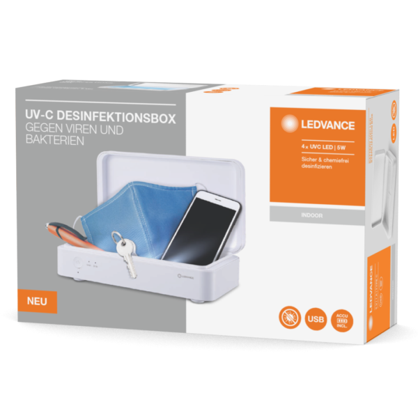 UVC-Disinfection-Box-Packaging-with-Banderole-Front LED UV-C STERILIZATION BOX