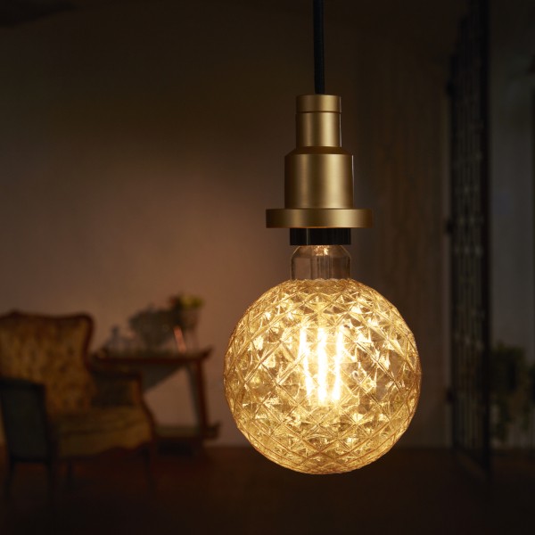OSRAM Vintage Globe 125 DECO jantarna boja 230V E27 LED EQ40 2500K