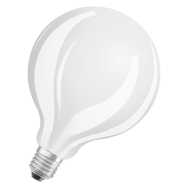 OSRAM Retrofit Globe 95 DIMM opalno staklo 230V E27 LED EQ100 2700K