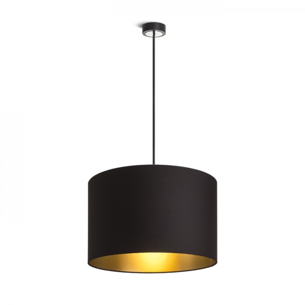 RON 40/25 sjenilo crna polycotton/zlatna folija max. 23W