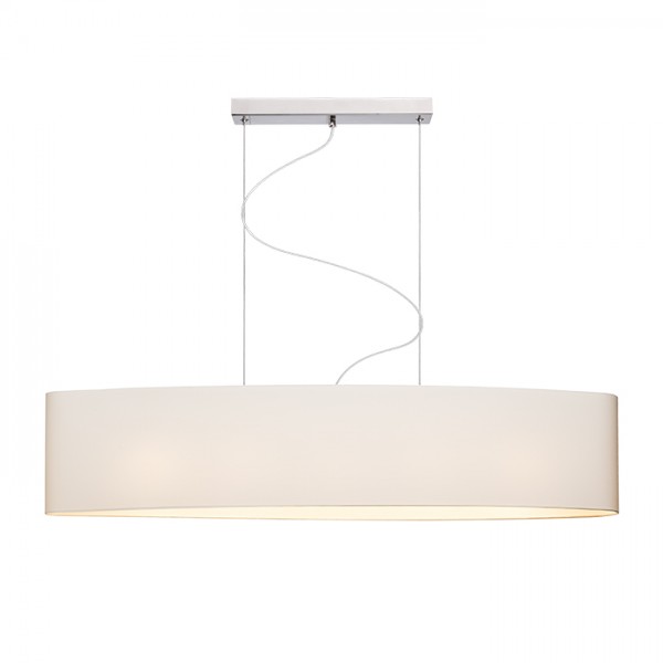 CASUAL 120/25 sjenilo bijela polycotton/bijelo pvc max. 23W