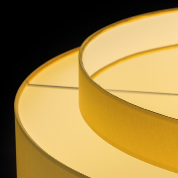 DOUBLE 55/30 sjenilo chintz marelica/bijelo pvc max. 23W