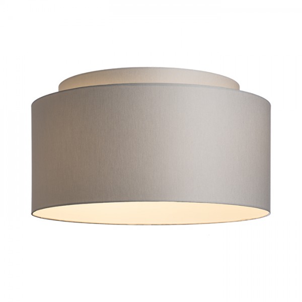 DOUBLE 55/30 sjenilo chintz svijetlosiva/bijelo pvc max. 23W