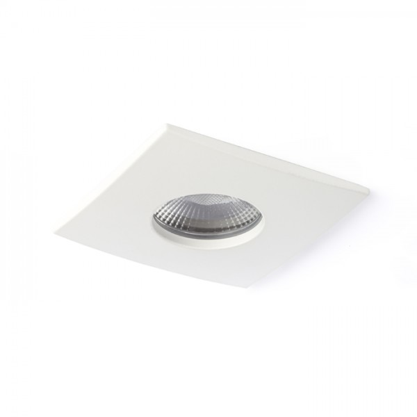 WATERBOY SQ mat bijela 230V LED 10W 40° IP65 3000K