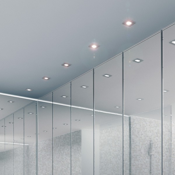 SPLASH SQ ugradna krom 230V LED GU10 8W IP65