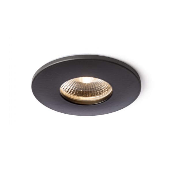 WATERBOY R mat crna 230V LED 10W 40° IP65 3000K