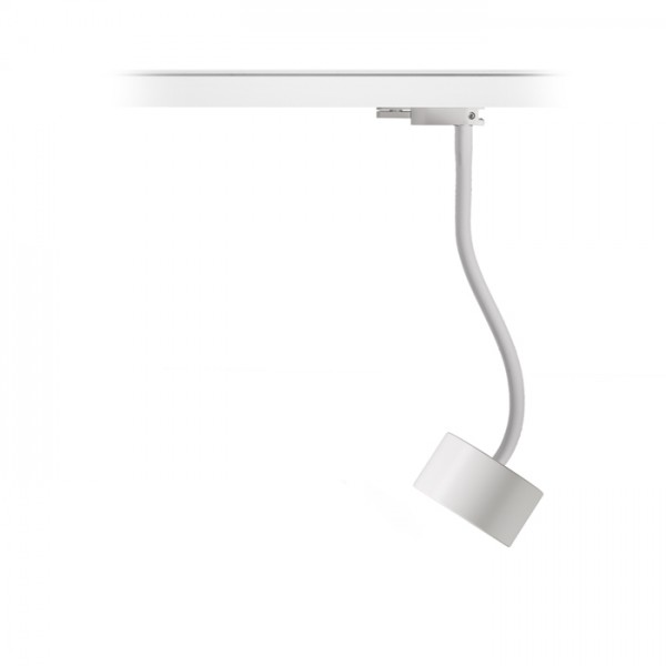 PIXIE s dugim fleksibilnim vratom za 3F stazu bijela 230V LED GX53 7W