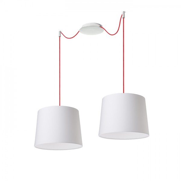 KOMBIX 2 viseći komplet KO+CVK+KG 230V LED E27 2x15W