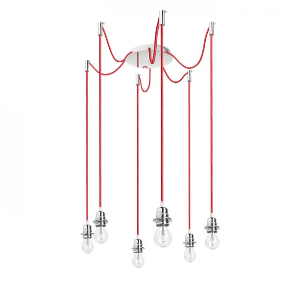 KOMBIX 6 viseći komplet KO+CVK+KG 230V LED E27 6x15W