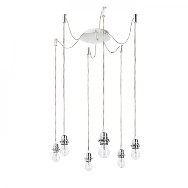 KOMBIX 6 viseći komplet KO+TK+KG 230V LED E27 6x15W