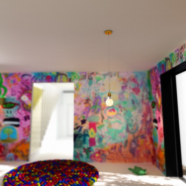 ELISA viseći komplet ZO+BK+ZG 230V LED E27 15W