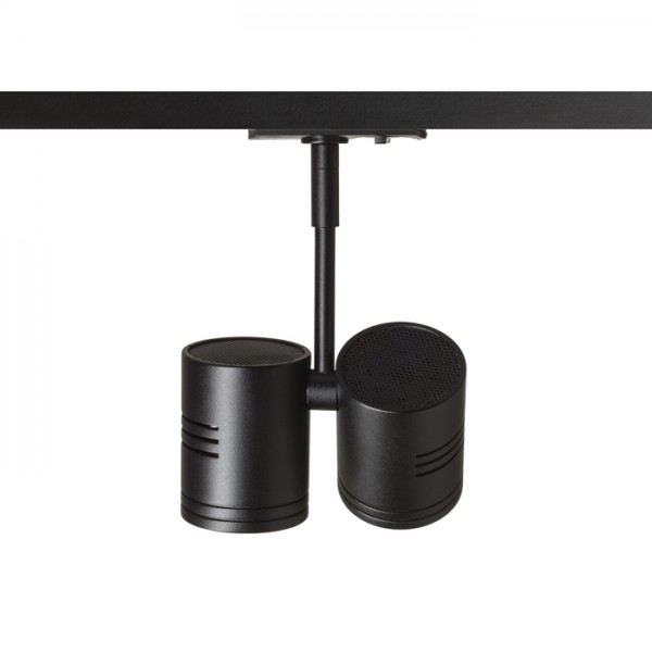 BEEBA II za 1F stazu crna 230V LED GU10 2x8W