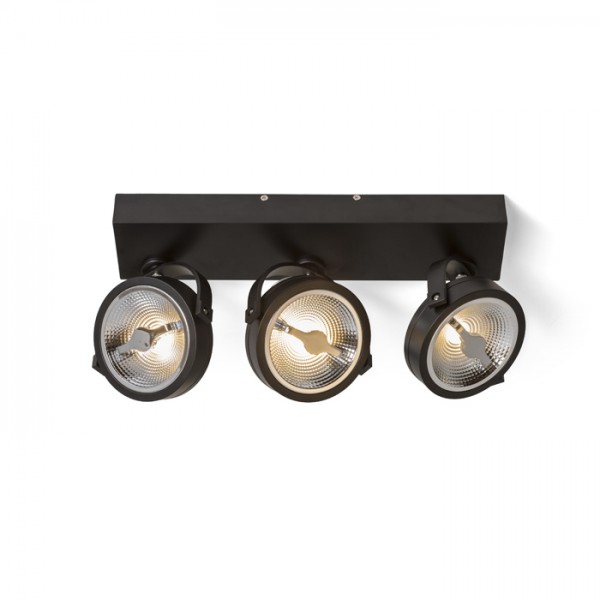 KELLY LED III zidna crna 230V LED 3x12W 24° 3000K