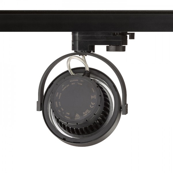 KELLY LED DIMM za 3F stazu crna 230V LED 12W 24° 3000K