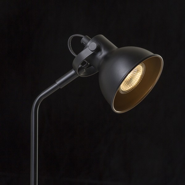 ROSITA stolna crna/zlatna 230V LED GU10 9W