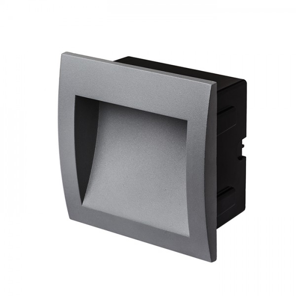 GORDIQ M ugradna antracit 230V LED 3W IP65 3000K