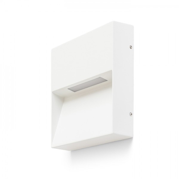 AQILA SQ zidna bijela 230V LED 6W IP54 3000K