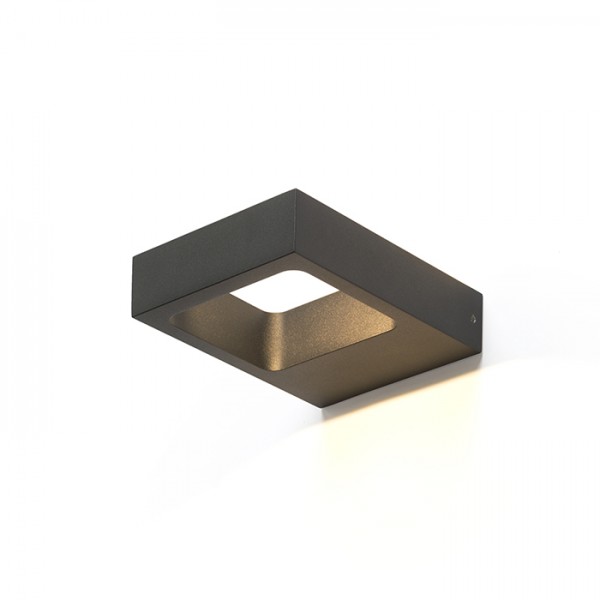 LEA zidna crna 230V LED 6W 3000K