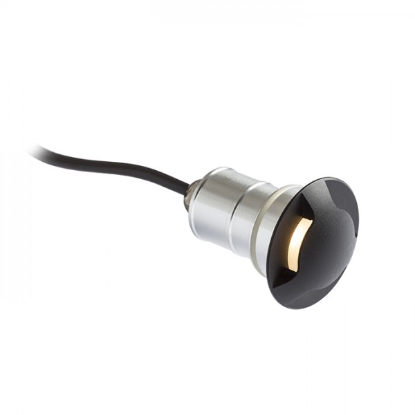 KICK III ugradna crna 230V LED 3W IP54 3000K