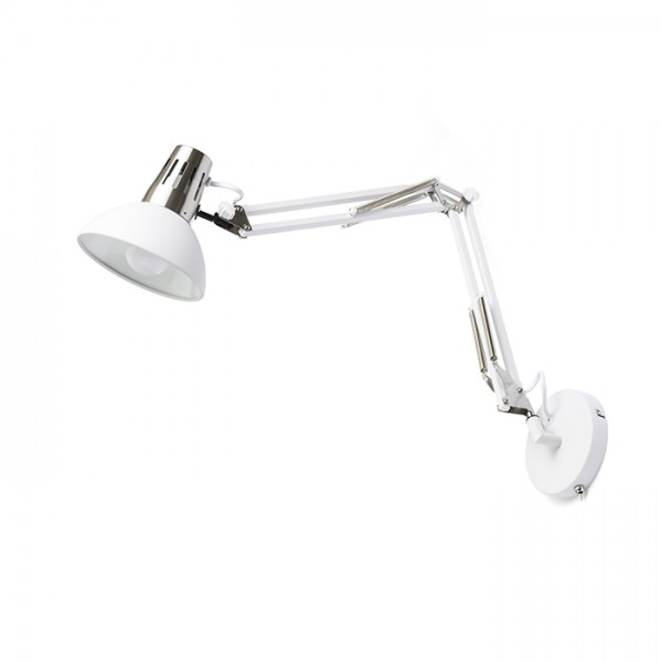 ANTE zidna bijela mat nikal 230V LED E27 15W