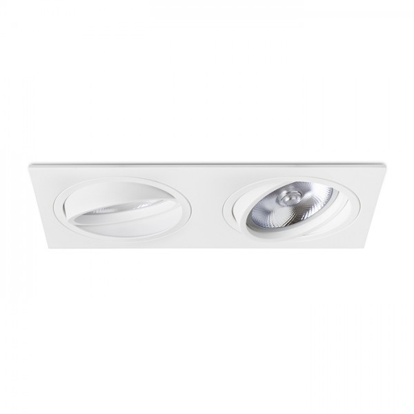 PASADENA G53 SQ II bijela 230V LED G53 2x15W