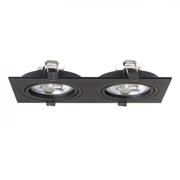 PASADENA G53 SQ II crna 230V LED G53 2x15W