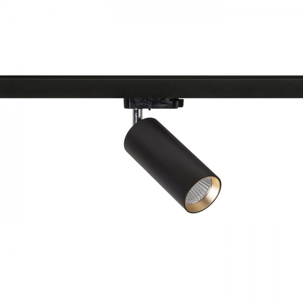 MAVRO za 3F stazu crna/zlatna 230V LED 12W 38° 3000K