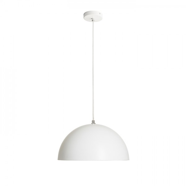 CARISSIMA 40 viseća mat bijela/srebrno siva 230V LED E27 15W