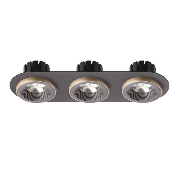 SHARM R III ugradna smedja/biserno zlato 230V LED 3x10W 24° 3000K