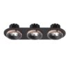 SHARM R III ugradna crna/crna bakar 230V LED 3x10W 24° 3000K