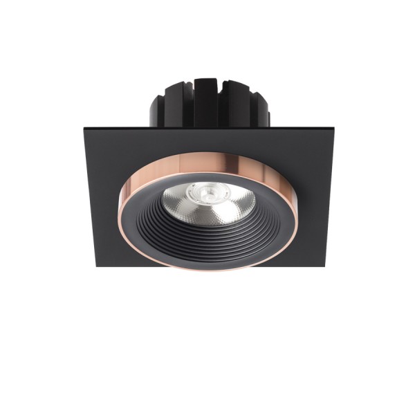 SHARM SQ I ugradna crna/crna bakar 230V LED 10W 24° 3000K