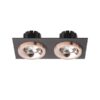SHARM SQ II ugradna crna bakar/bakar 230V LED 2x10W 24° 3000K
