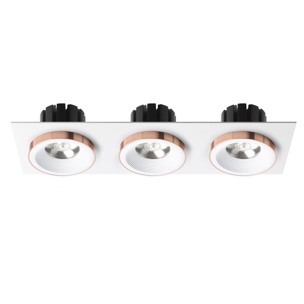 SHARM SQ III ugradna bijela bakar 230V LED 3x10W 24° 3000K