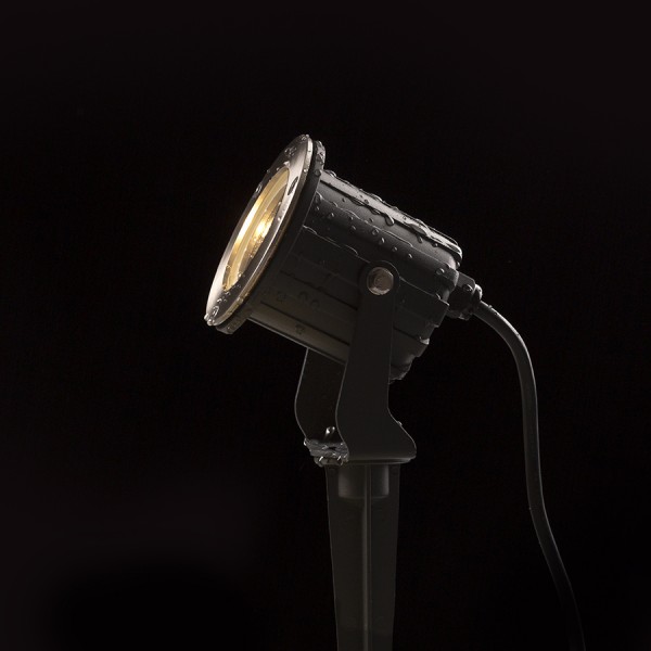 BLUESTAR sa šiljcima antracit 230V LED GU10 8W IP65