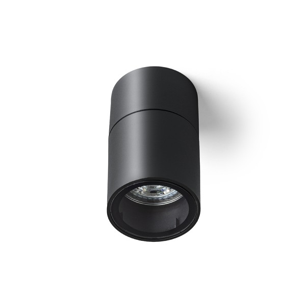 SORANO stropna crna plastika 230V LED GU10 8W IP44