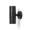 SORANO II zidna crna plastika 230V LED GU10 2x8W IP44