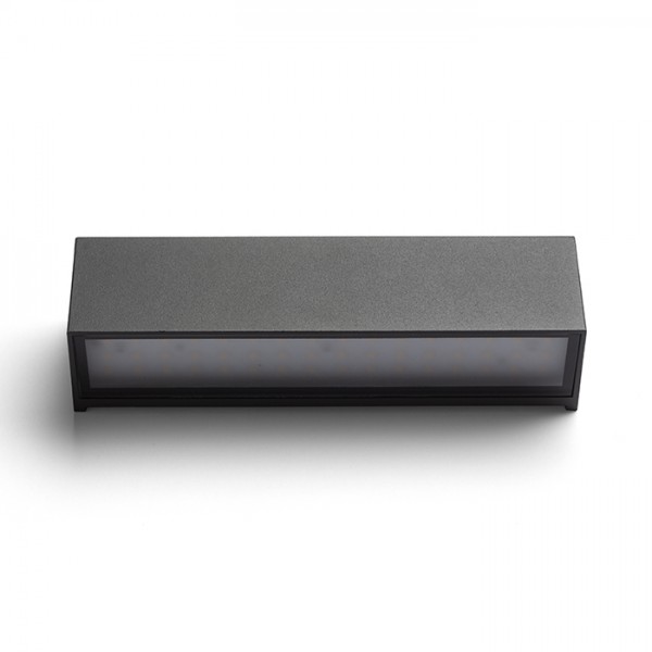 CAMARGUE zidna antracit saten staklo 230V LED 6W IP65 3000K