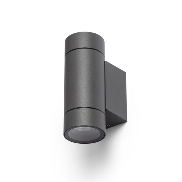 MIZZI NEW II zidna antracit 230V LED GU10 2x8W IP65