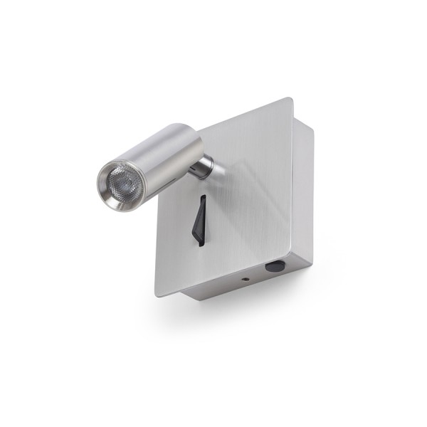 MIG zidna mat nikl 230V LED 3W 30° 3000K