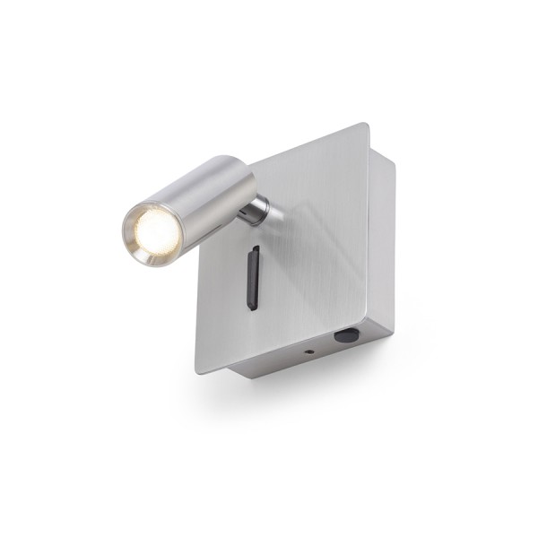 MIG zidna mat nikl 230V LED 3W 30° 3000K