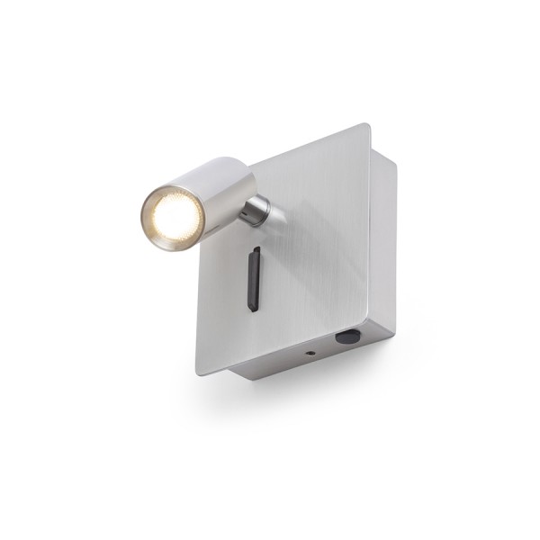 MIG zidna mat nikl 230V LED 3W 30° 3000K